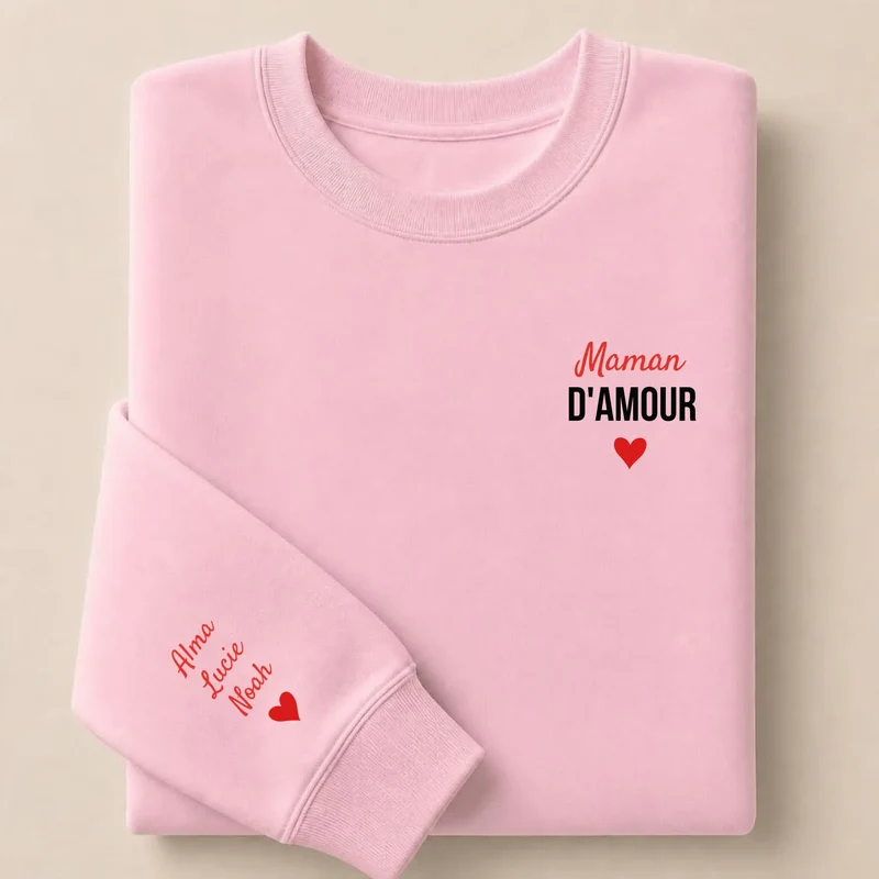 Pull personnalisé maman - Maman d'amour