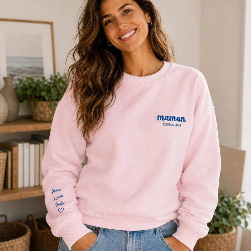 Pull personnalisé maman - Maman depuis
