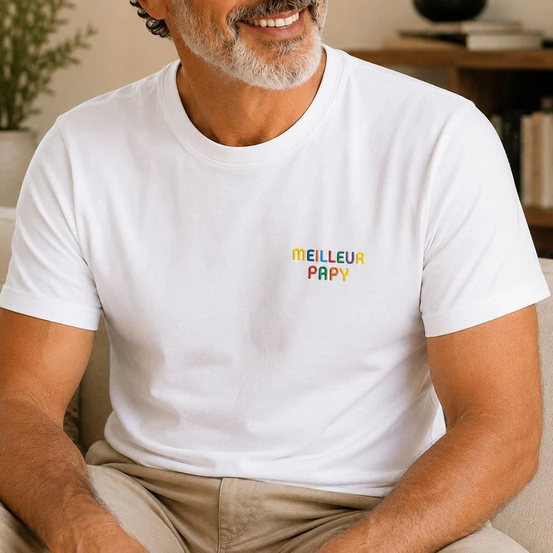 T-shirt personnalisé papy - Meilleur papy