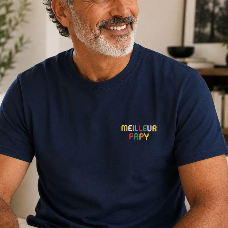 T-shirt personnalisé papy - Meilleur papy