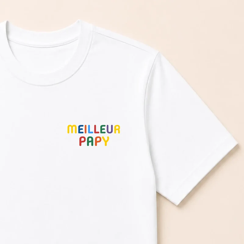 T-shirt personnalisé papy - Meilleur papy
