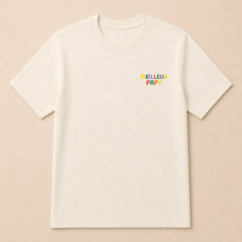 T-shirt personnalisé papy - Meilleur papy
