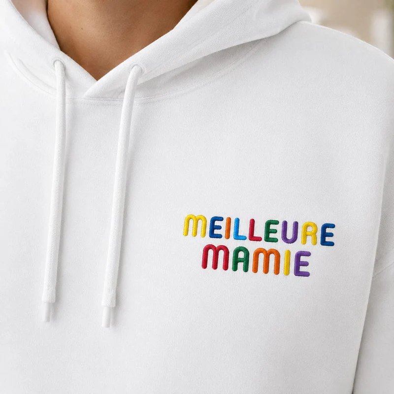 Sweat à capuche personnalisé mamie - Meilleure mamie