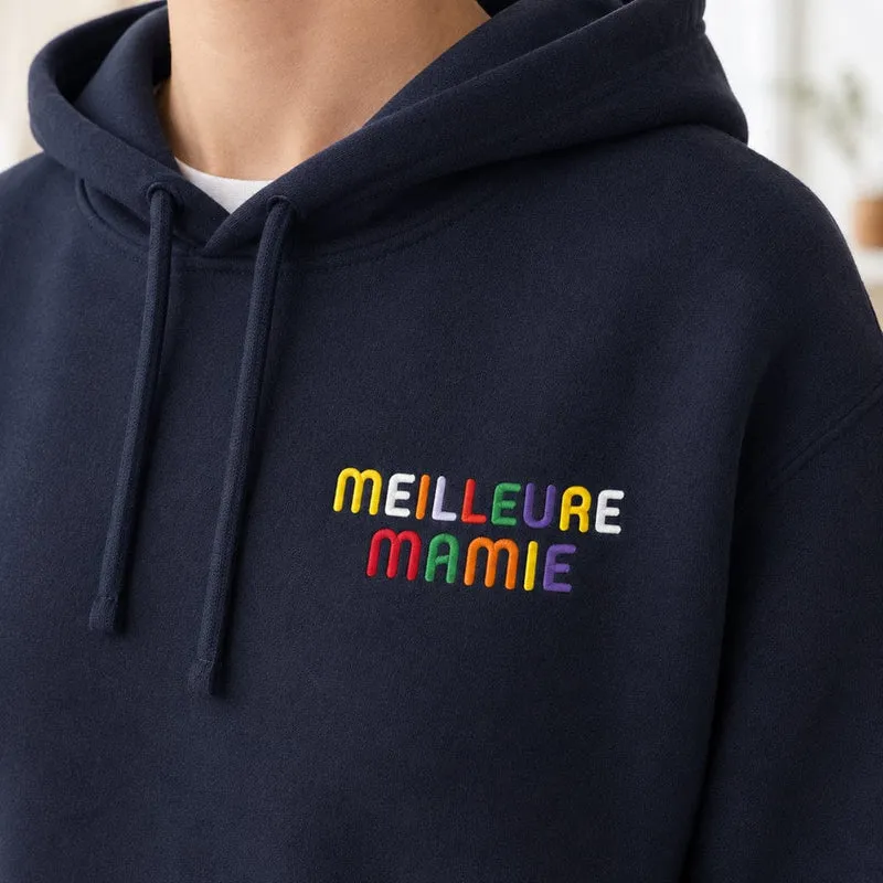 Sweat à capuche personnalisé mamie - Meilleure mamie
