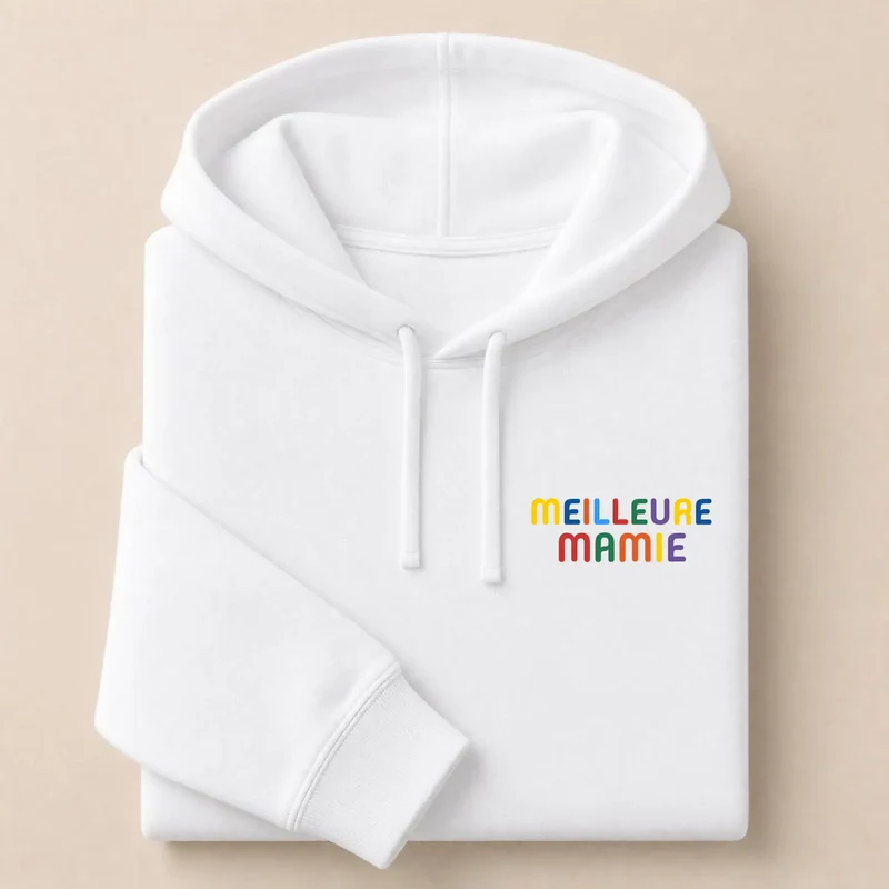 Sweat à capuche personnalisé mamie - Meilleure mamie