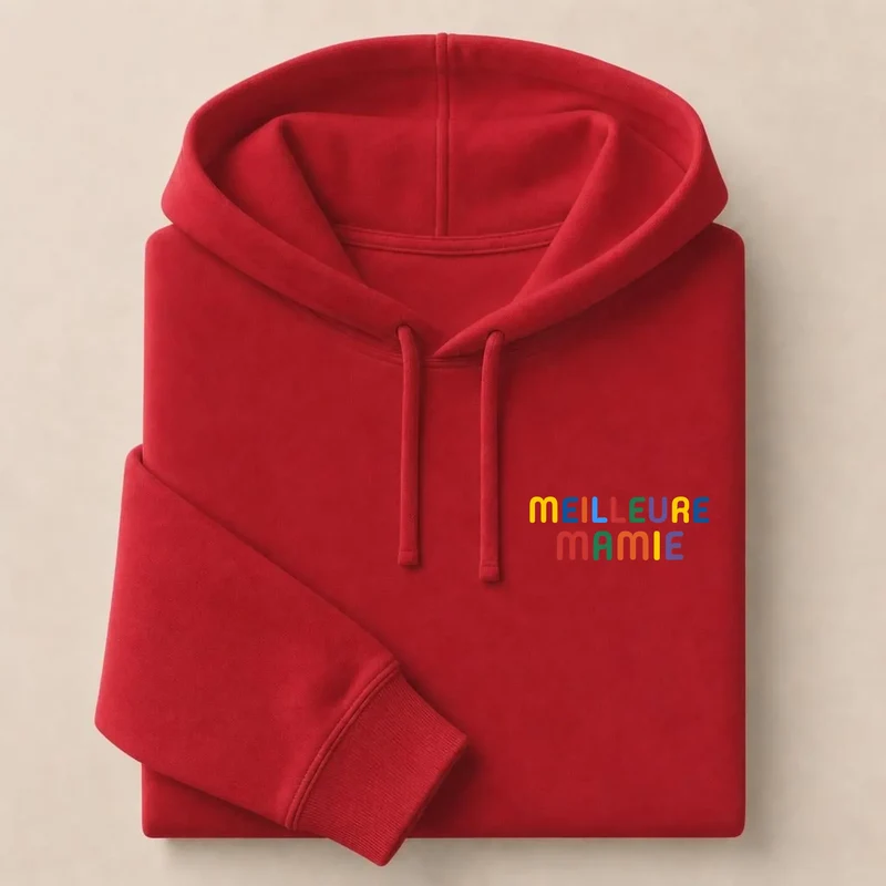 Sweat à capuche personnalisé mamie - Meilleure mamie
