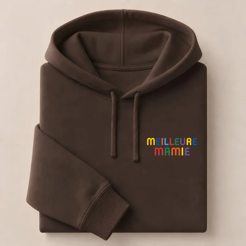 Sweat à capuche personnalisé mamie - Meilleure mamie