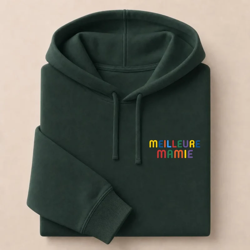 Sweat à capuche personnalisé mamie - Meilleure mamie