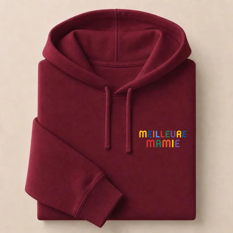 Sweat à capuche personnalisé mamie - Meilleure mamie