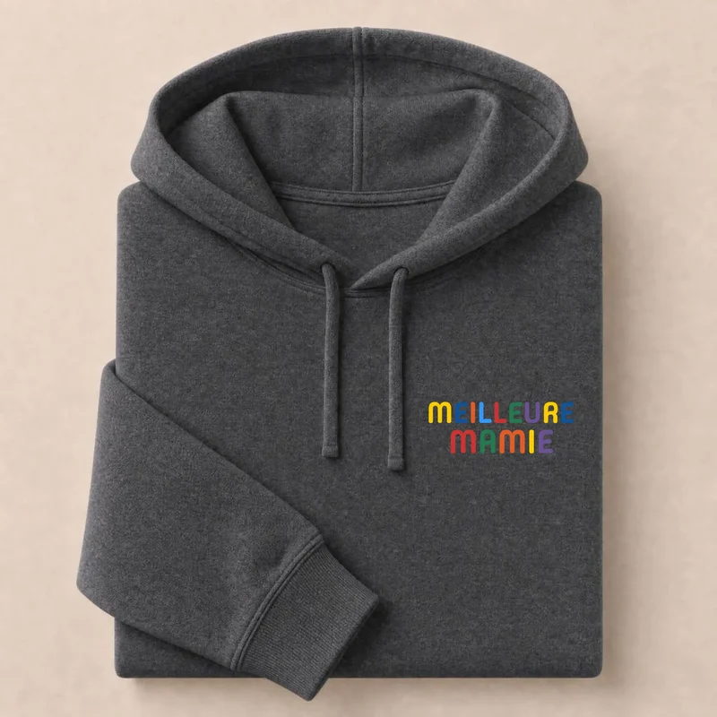 Sweat à capuche personnalisé mamie - Meilleure mamie