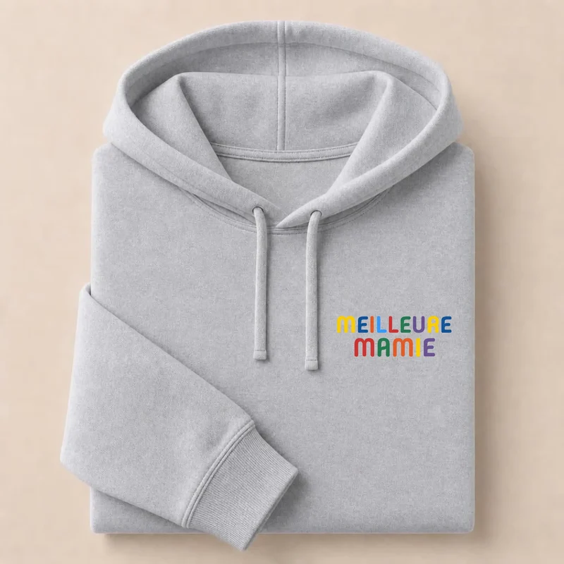 Sweat à capuche personnalisé mamie - Meilleure mamie