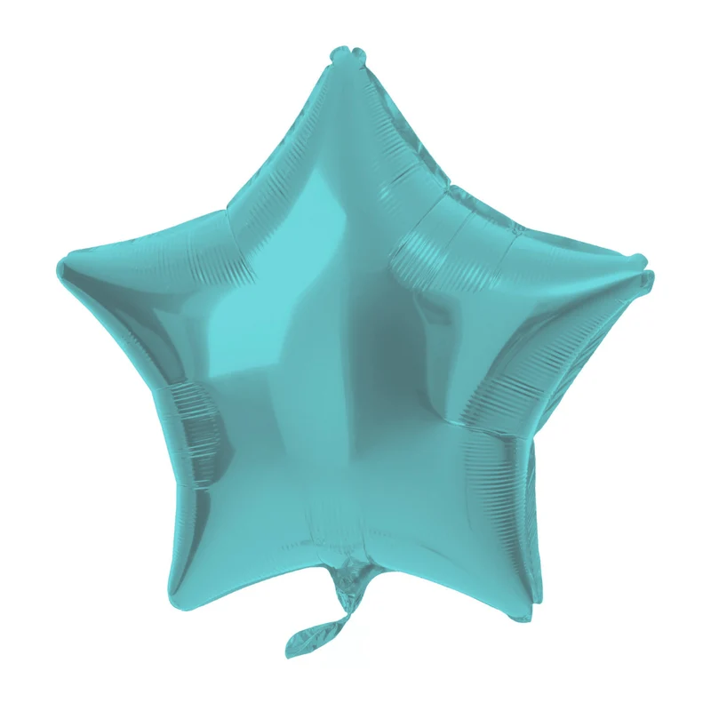 Stern-Folienballon Türkis