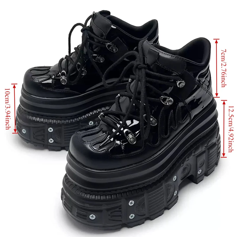 Gothic Multi Stack Chunky Plateau-Sneaker für Damen