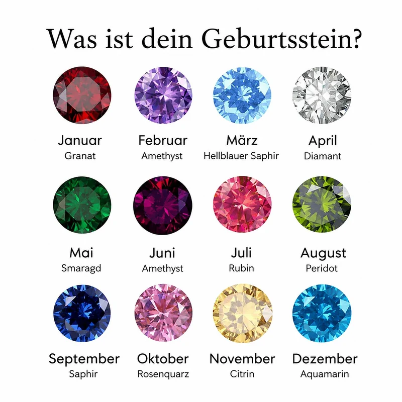 Kette Geburtsstein Familie