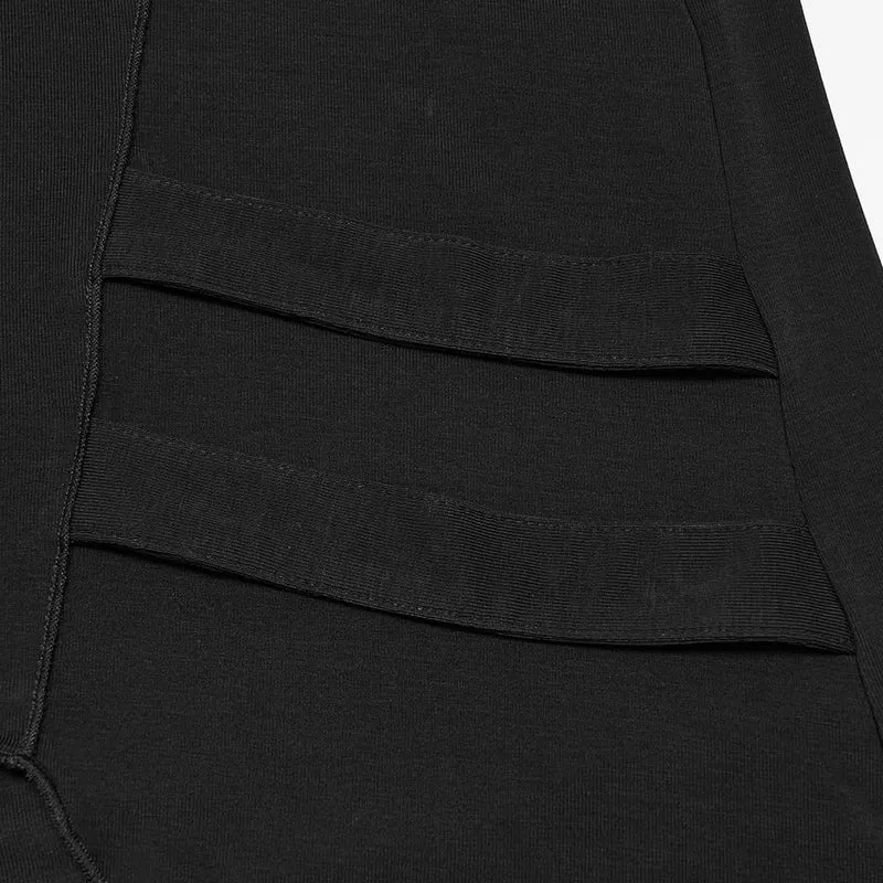 Gothic Herren-Langarmshirt mit asymmetrischem Rollkragen
