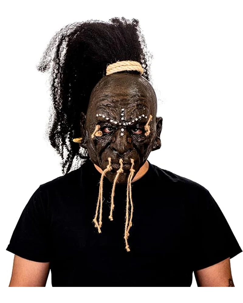 Shuar Voodoo Witch Doctor Maske