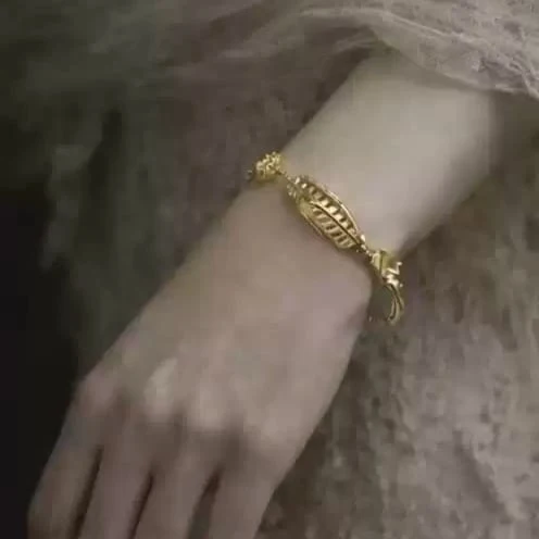 Gothic-Skelett-Kettenarmband für Damen