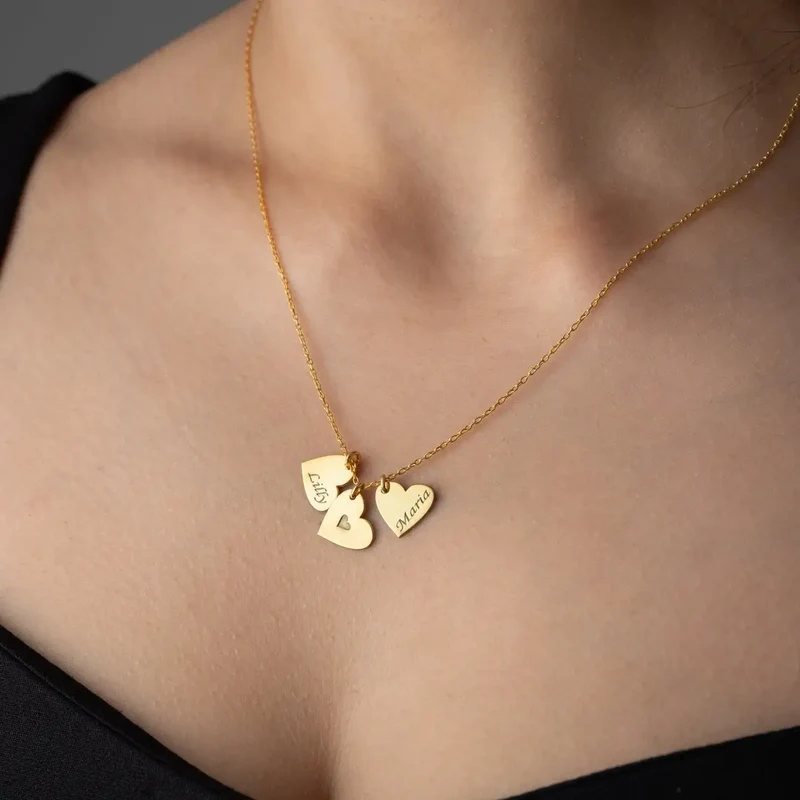 Familienkette Mit Namen Gold