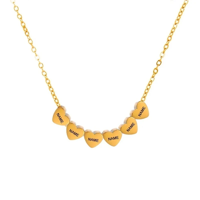 Familienkette Mit Gravur Gold