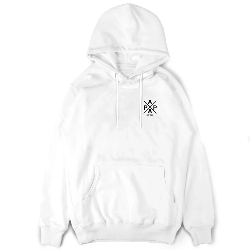 Papa Hoodie personalisiert Minimalistisch Geschenk Weihnachten Papa Pullover mit Wunschdatum Papa Weihnachtsgeschenk