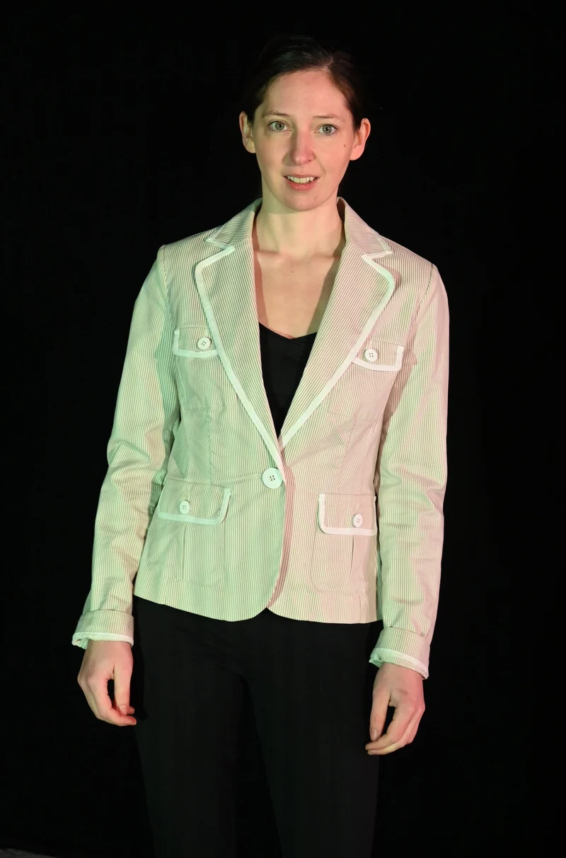Jacke - Cremefarbener Blazer - W191