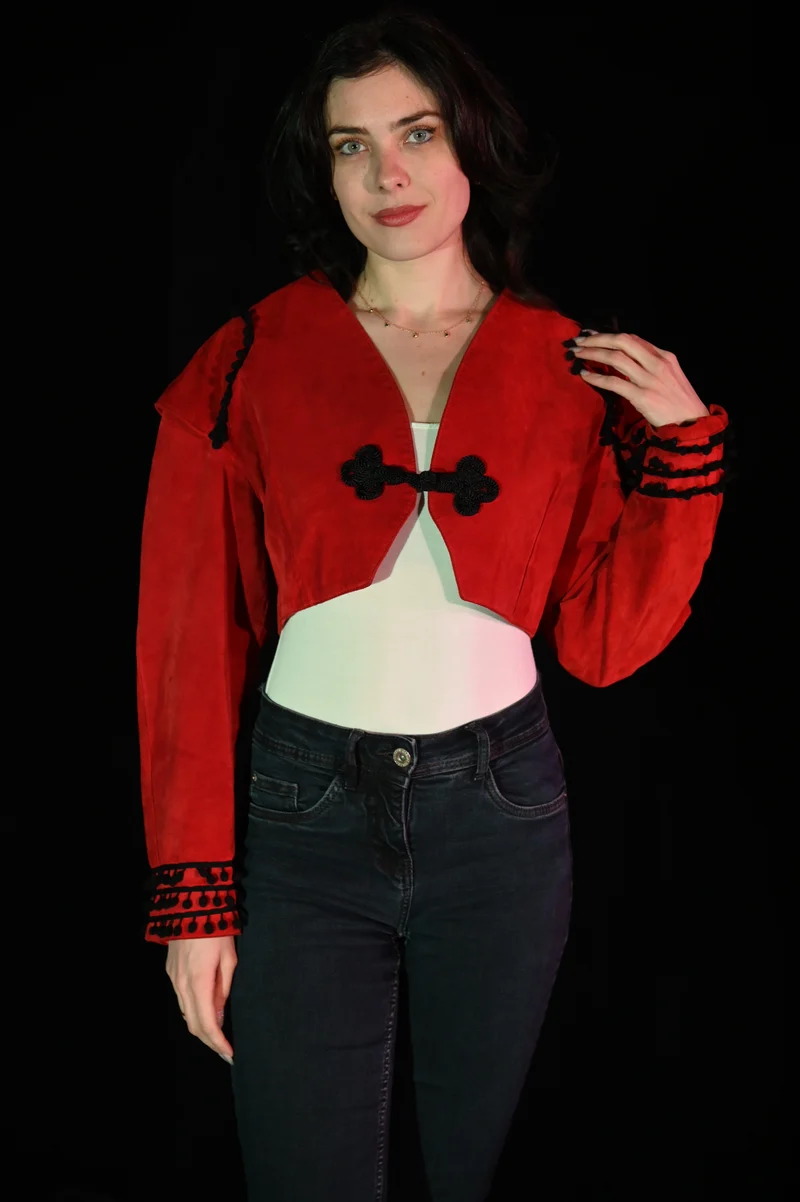 Jacke - Bolero Lederjäckchen - W184