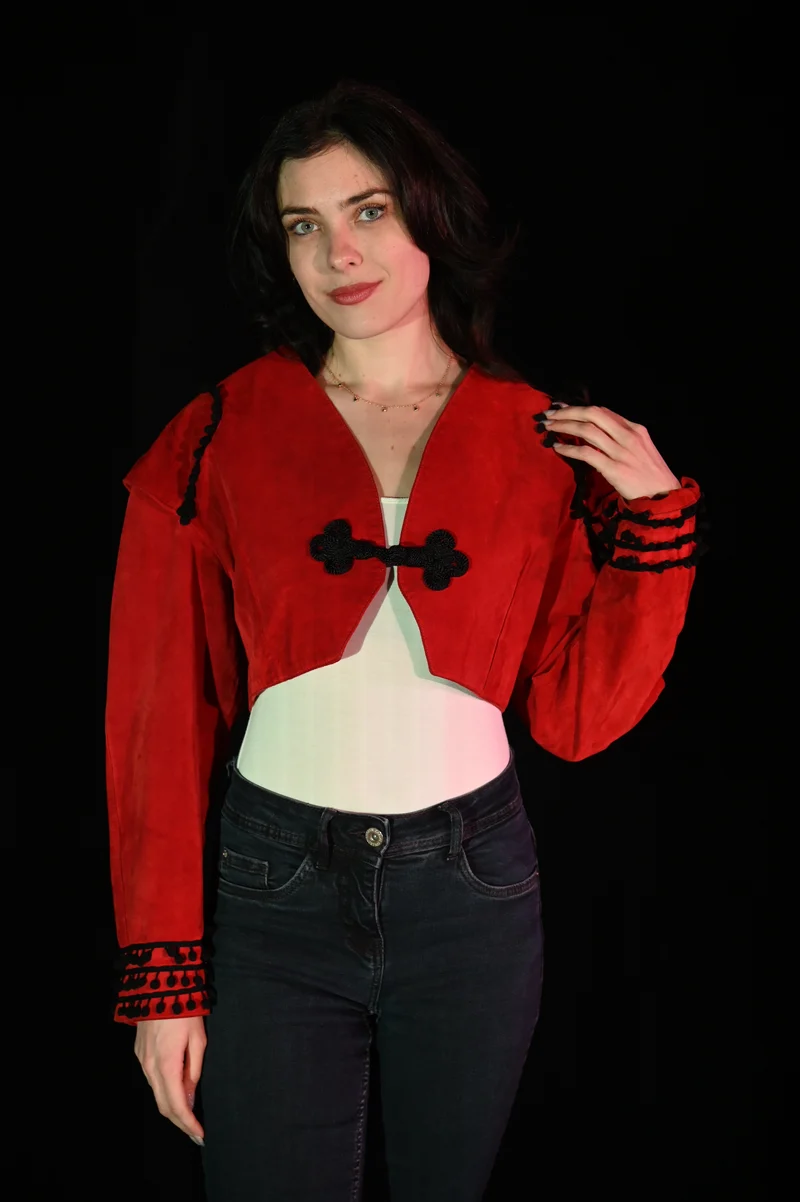 Jacke - Bolero Lederjäckchen - W184