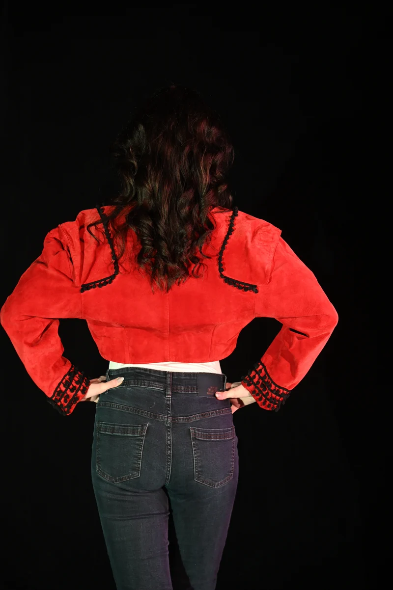 Jacke - Bolero Lederjäckchen - W184