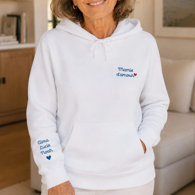 Pull personnalisé mamie - Mamie d'amour