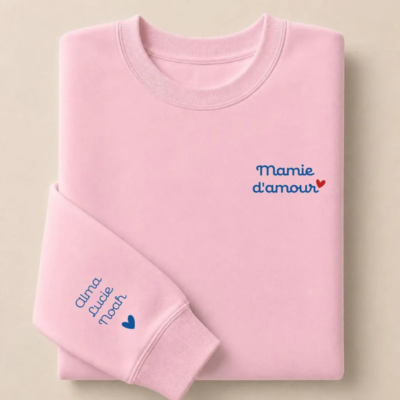 Pull personnalisé mamie - Mamie d'amour