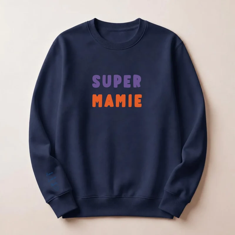 Pull personnalisé mamie - Super mamie