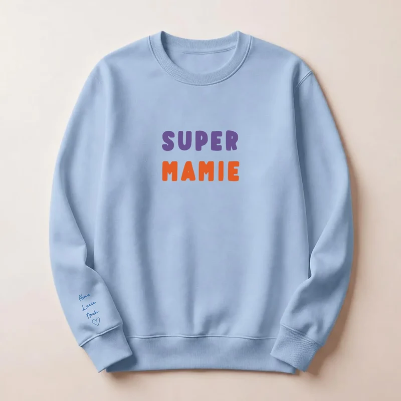 Pull personnalisé mamie - Super mamie