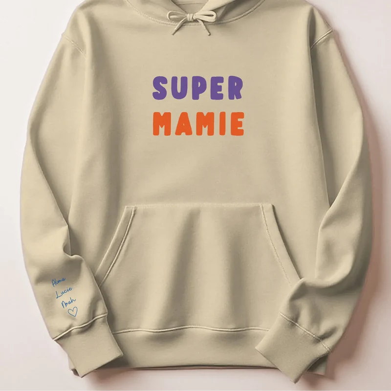 Pull personnalisé mamie - Super mamie