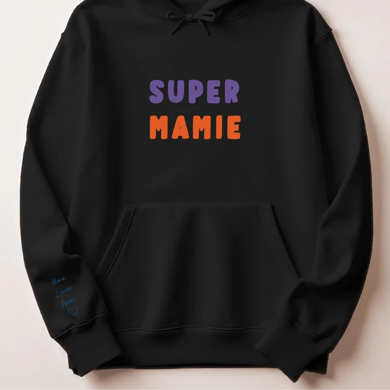 Pull personnalisé mamie - Super mamie