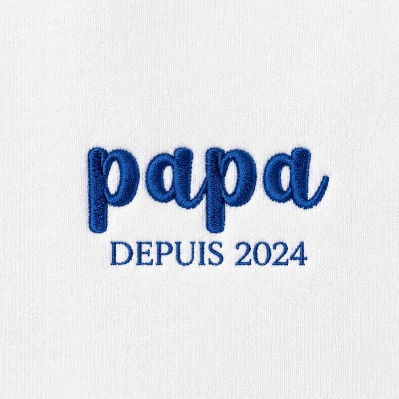 Pull personnalisé papa - Prénoms enfants