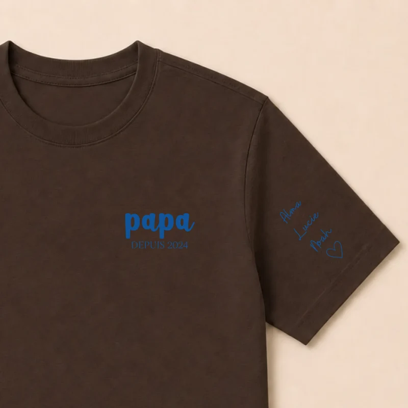 Pull personnalisé papa - Prénoms enfants