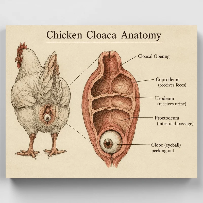 "Chicken Biology" Paint by Numbers Kit