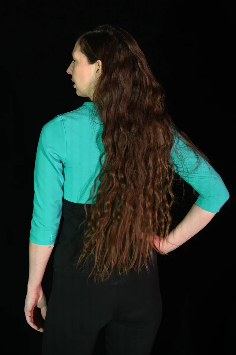 Jacke - Bolero mit Krawatte - W167