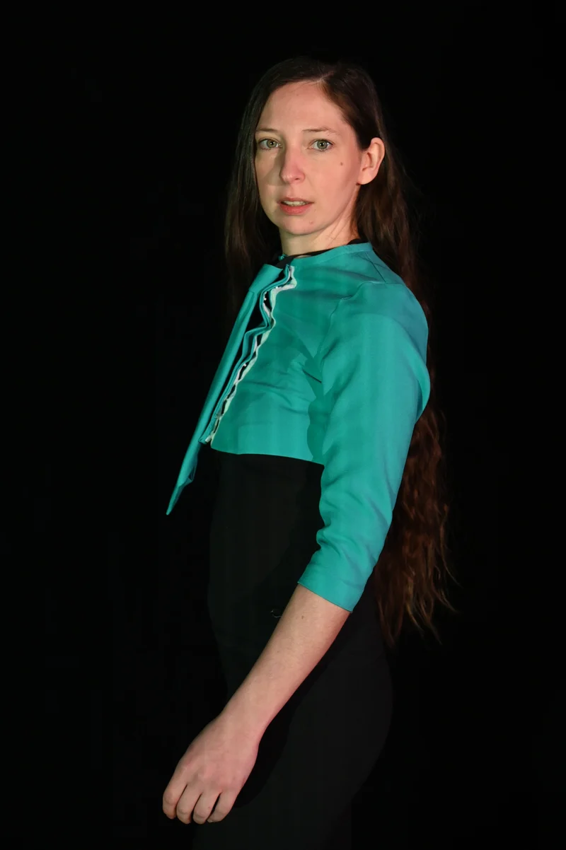 Jacke - Bolero mit Krawatte - W167