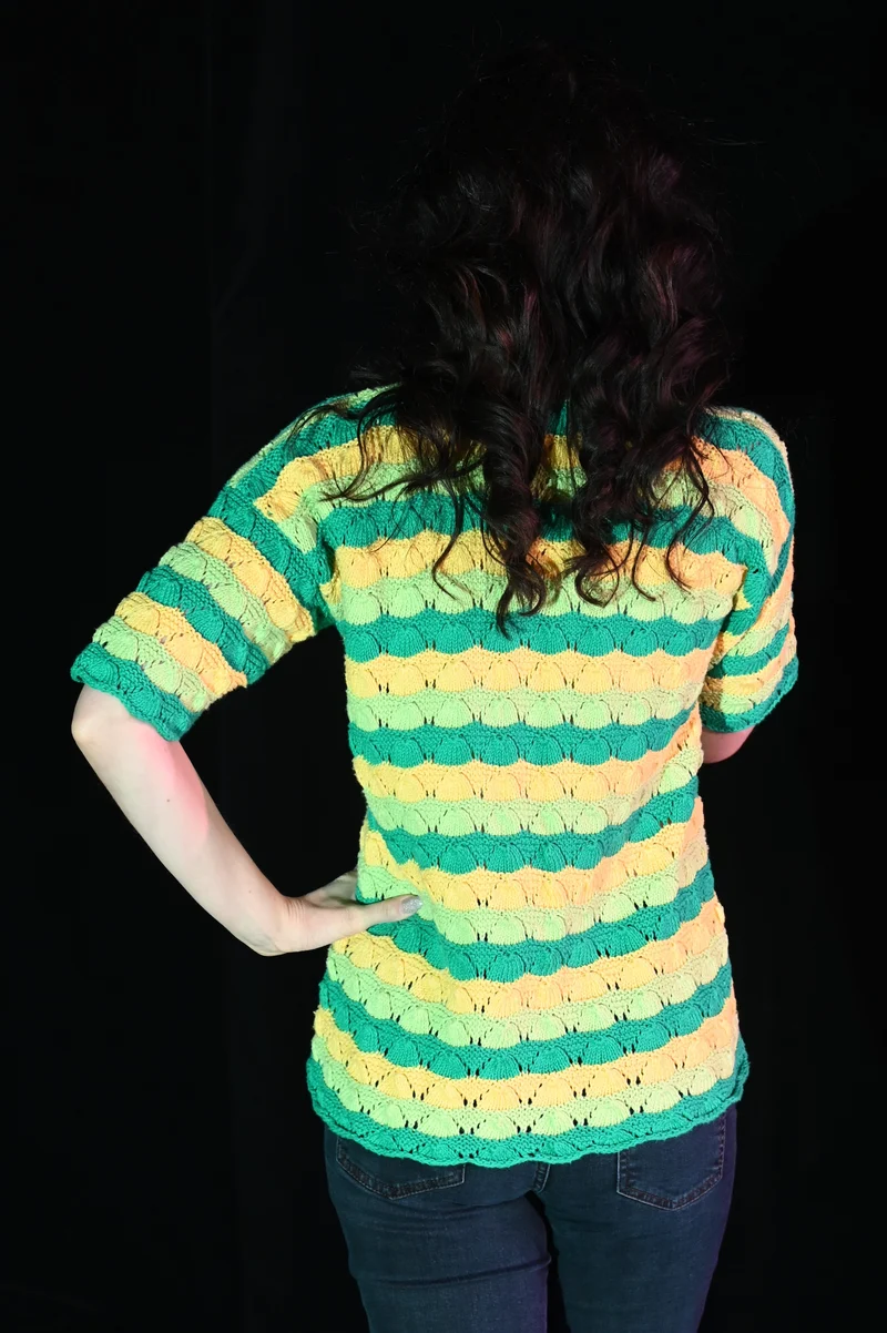 Top - Gestreiftes Strick-Shirt - W160