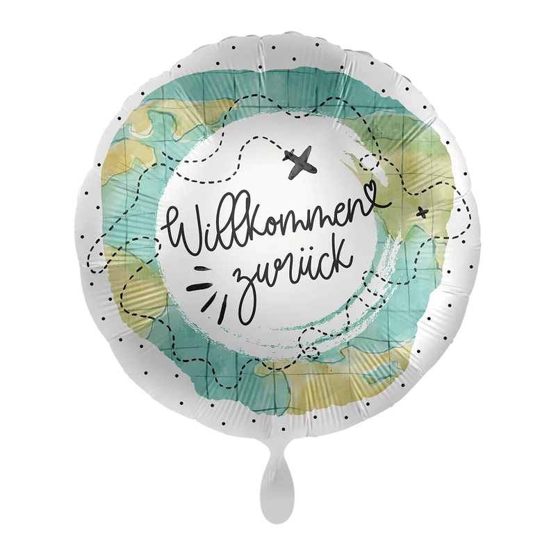 Folienballon "Willkommen Zurück"
