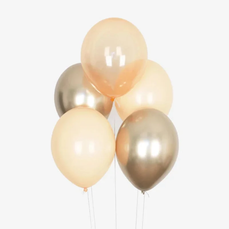 Luftballon Ø 30cm Apricot Mix 10 Stk.