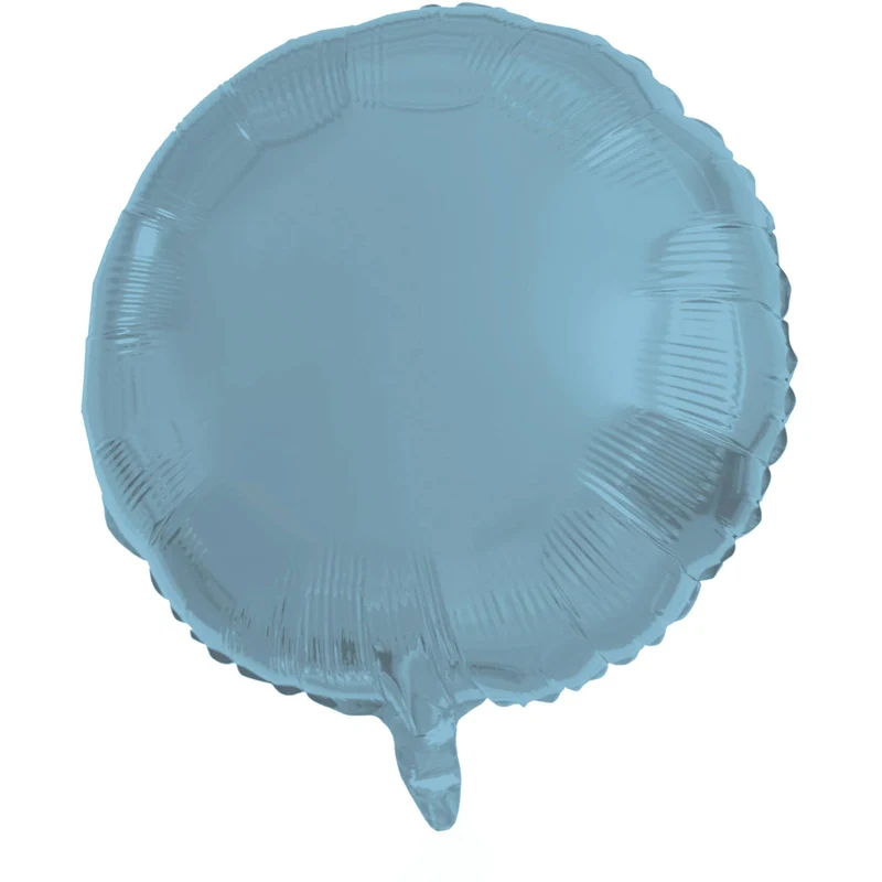 Rund-Folienballon Pastellblau
