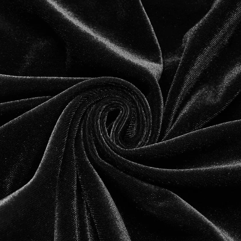 Gothic Moon Cutout Mesh Splice Samthemd für Damen