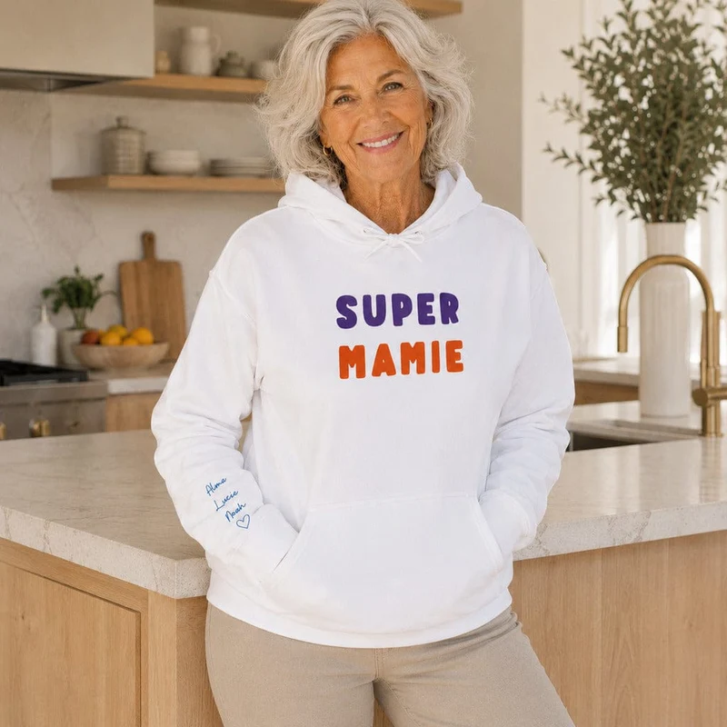 Pull personnalisé mamie - Super mamie