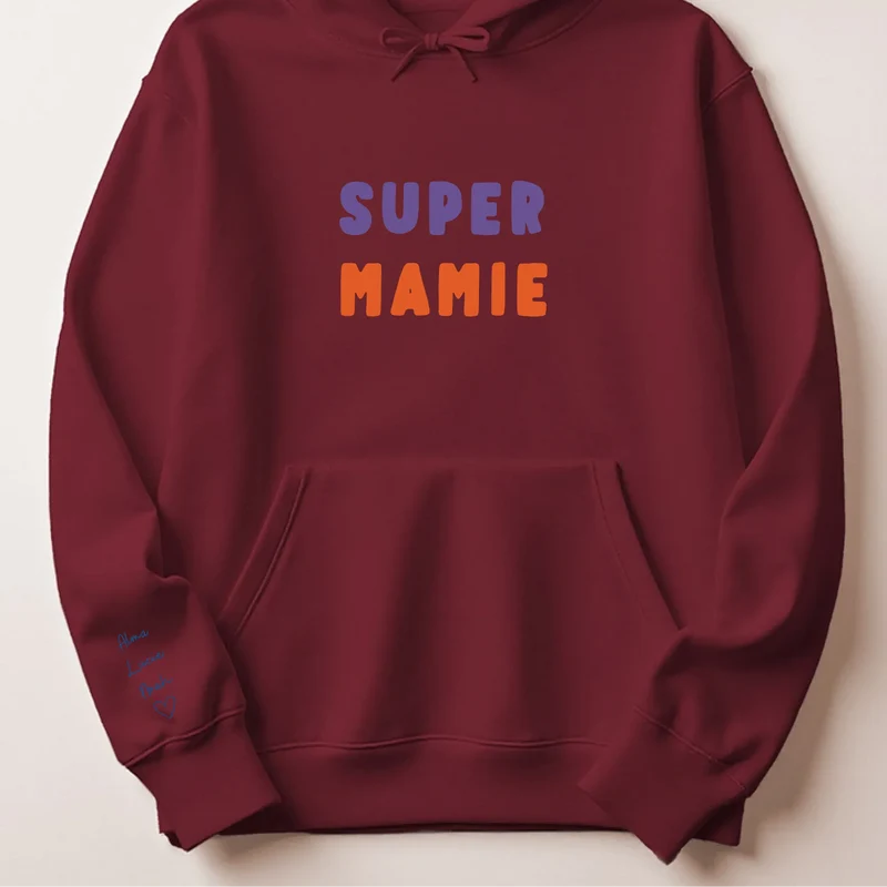 Pull personnalisé mamie - Super mamie