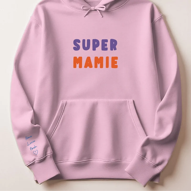Pull personnalisé mamie - Super mamie