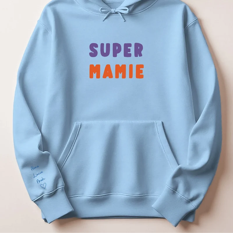 Pull personnalisé mamie - Super mamie