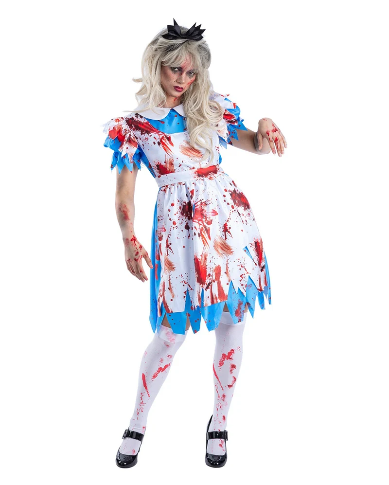 Zombie Wonderland Damen Kostüm