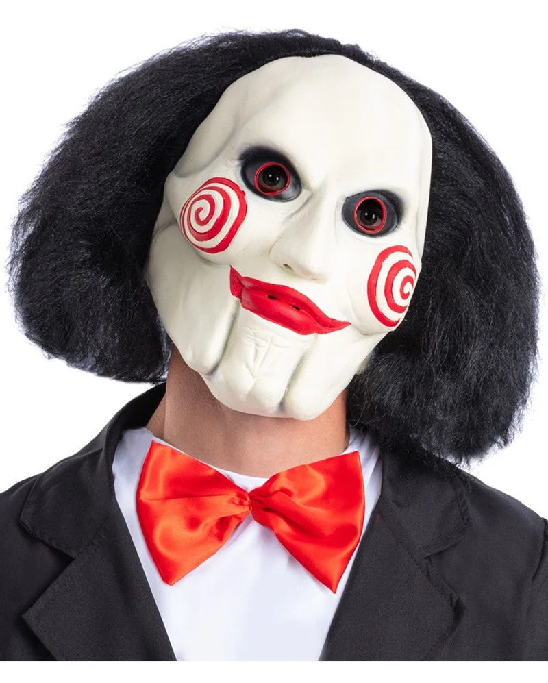 Saw Jigsaw Billy Latex Maske mit Haaren